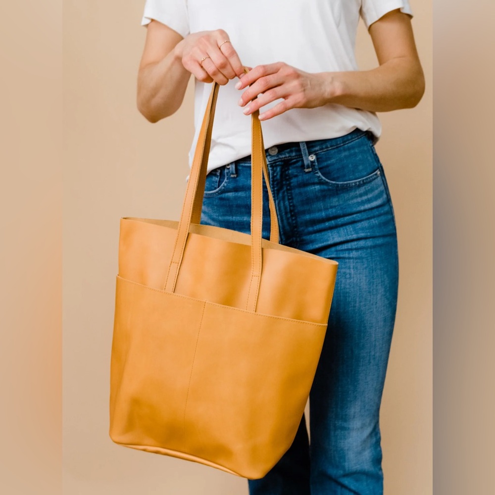 Able selam leather tote